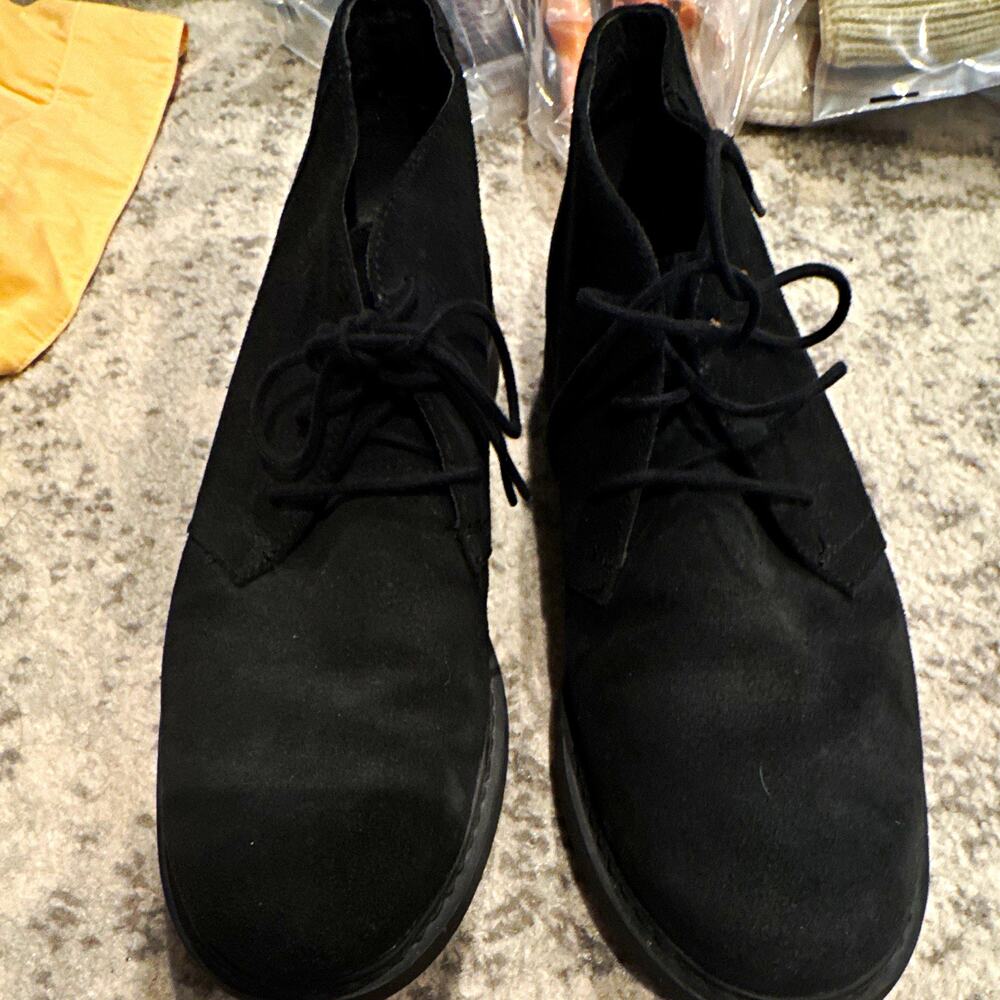 Camper Men’s Chukka Black Suede Lace Up Ankle Boots Size 41 (US 8)